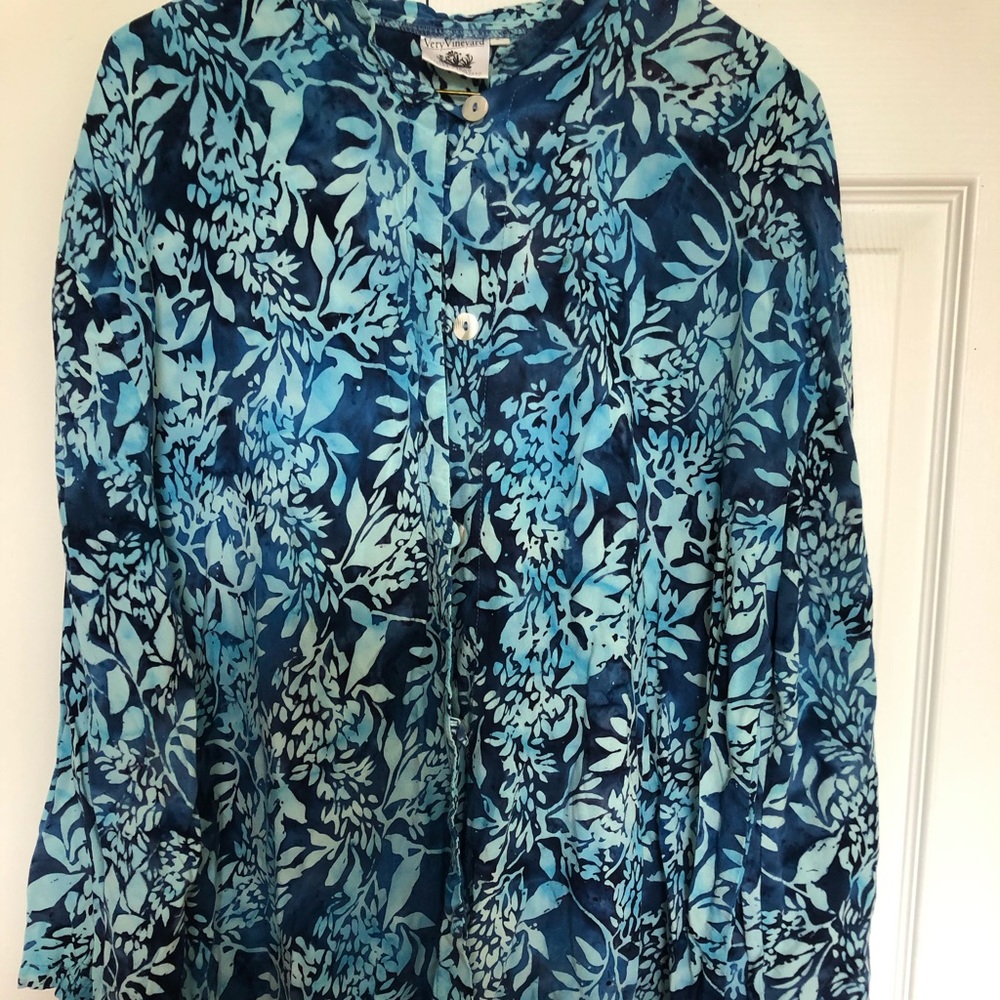 Long sleeved button down shirt
